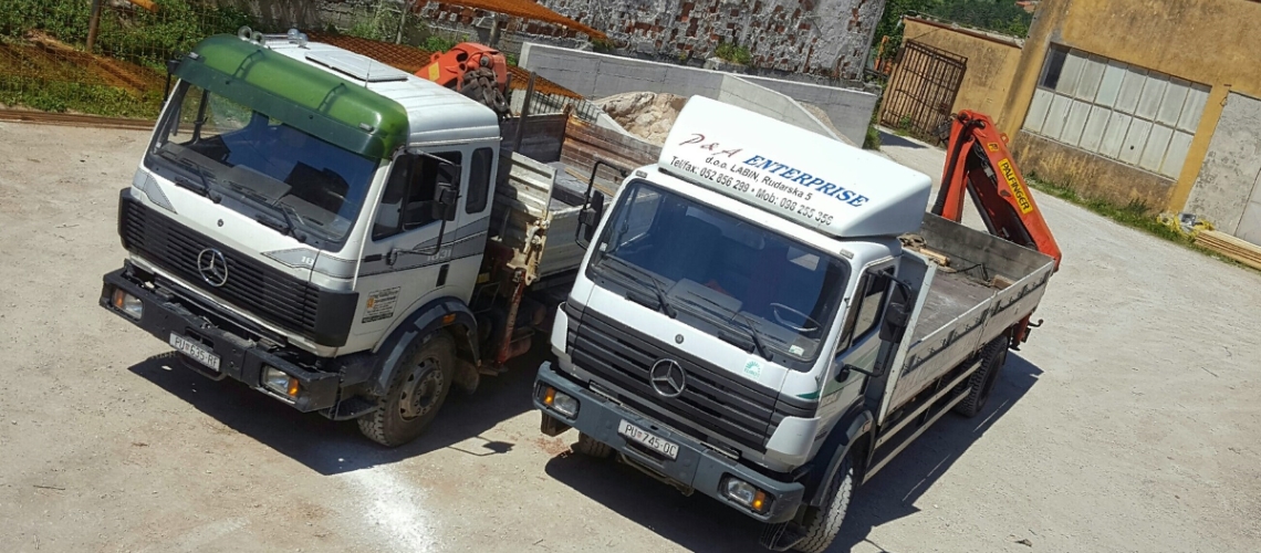 P&A Enterprise, transport, skladištenje, hidraulična dizalica